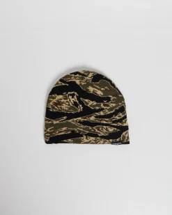 Tiger Camo Skull Beanie