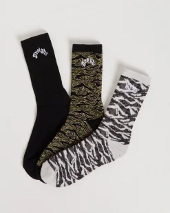 Tiger Camo Socks 3 Pack