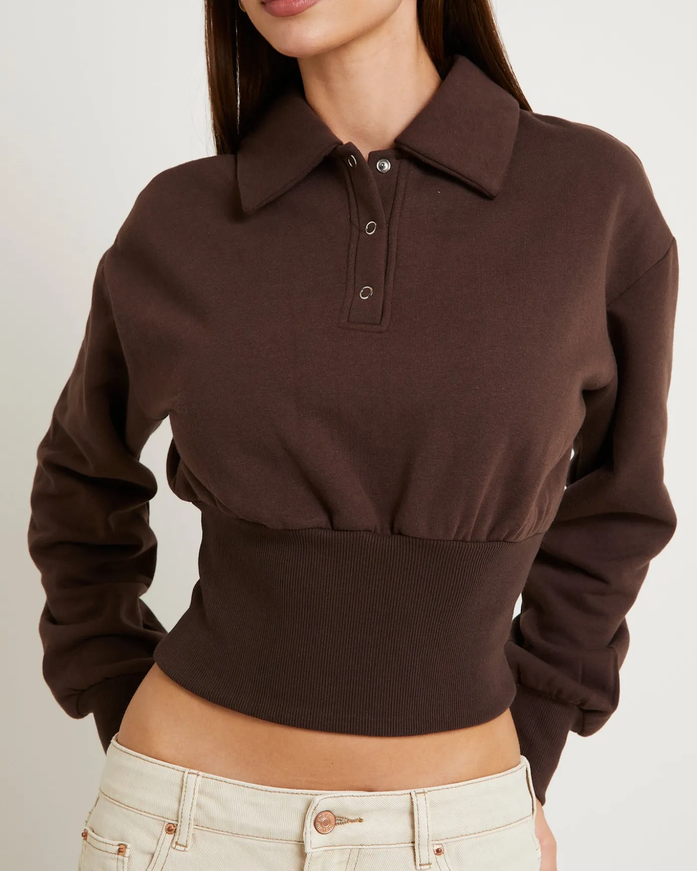 Tori Fleece Button Up