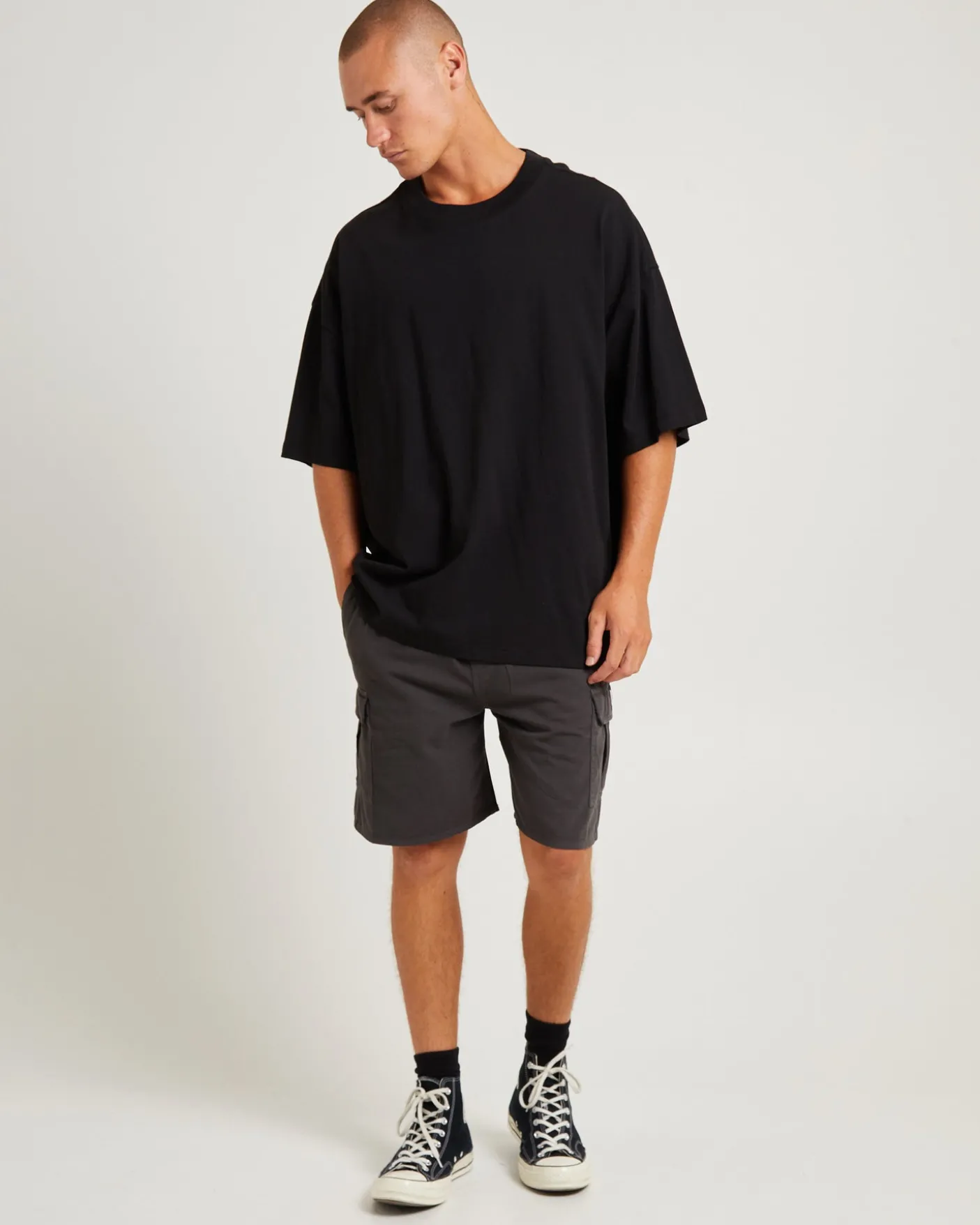 Tradie Cargo Shorts Black