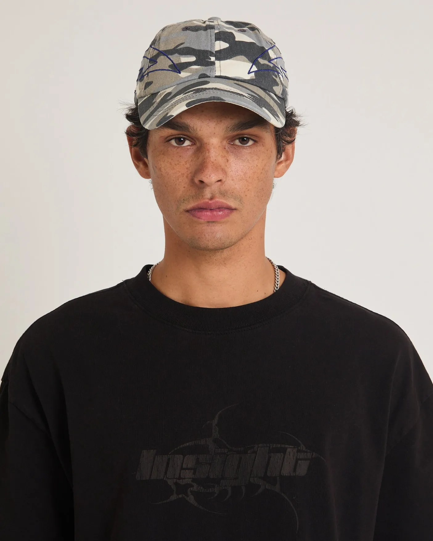 Tribal Snow Camo Cap