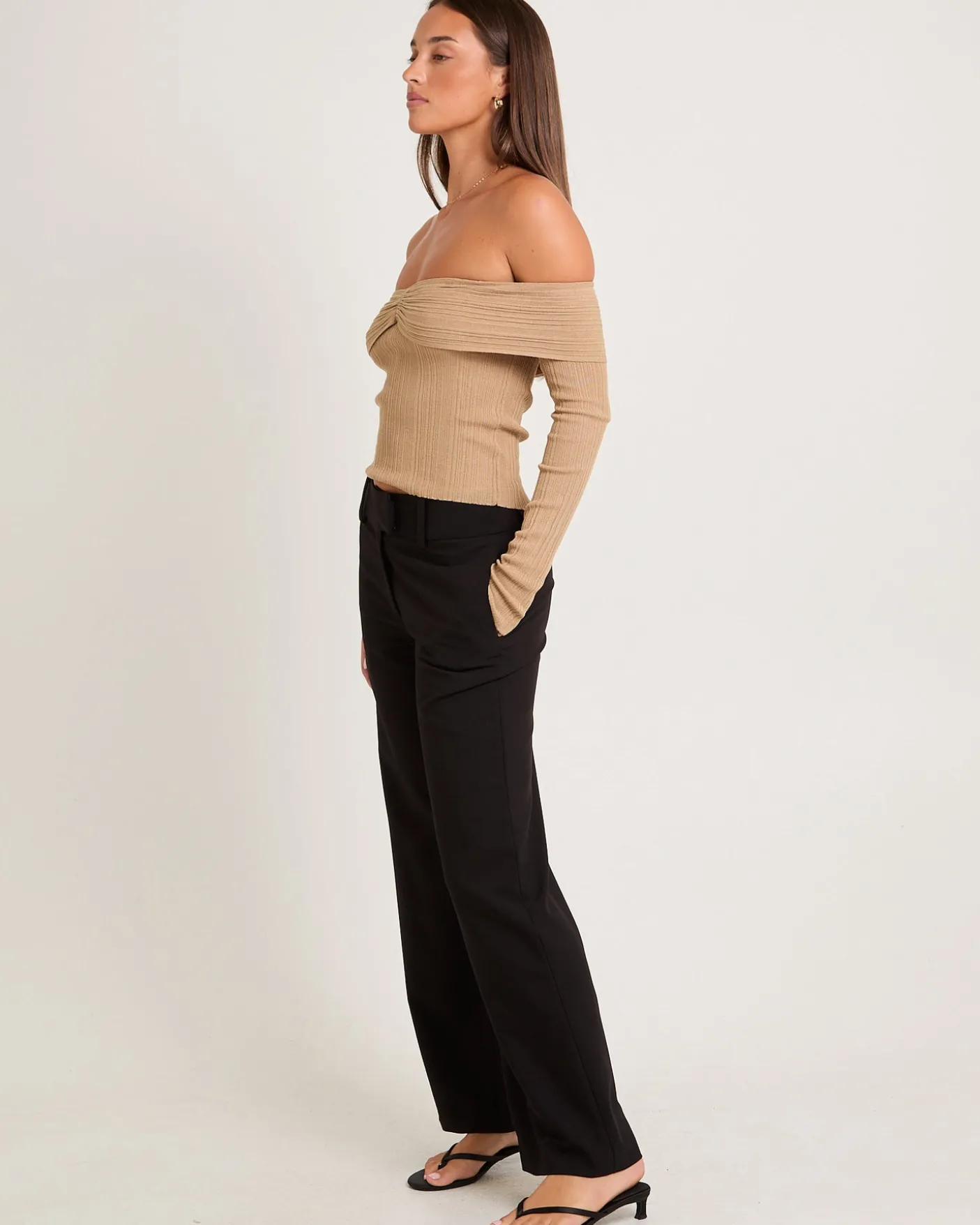Tully Off Shoulder Knit Top