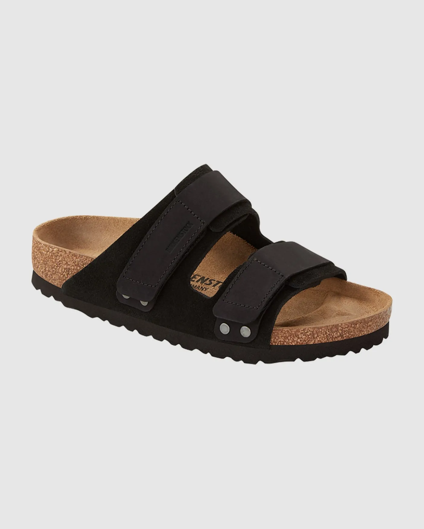 Uji Black Suede Leather