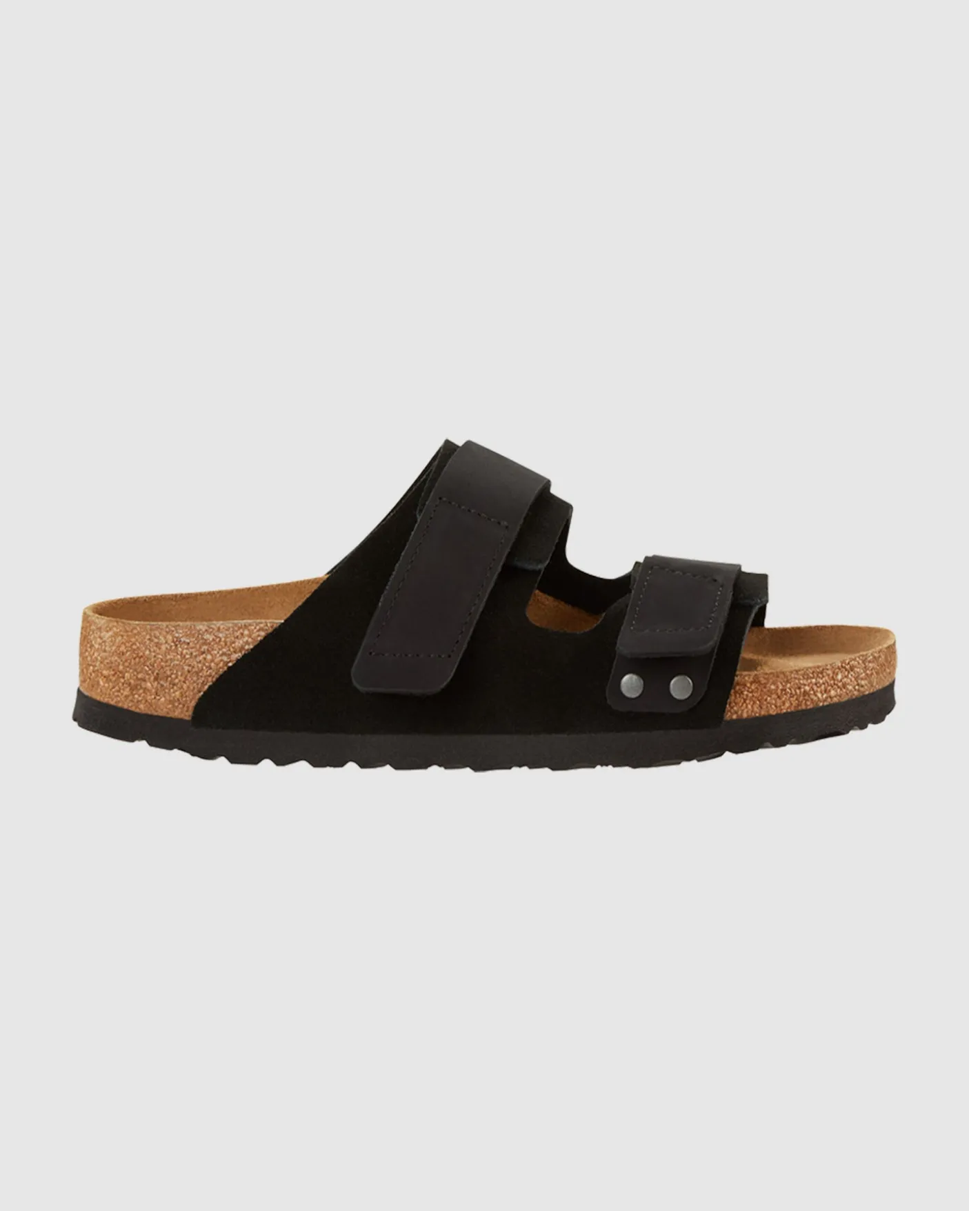 Uji Black Suede Leather