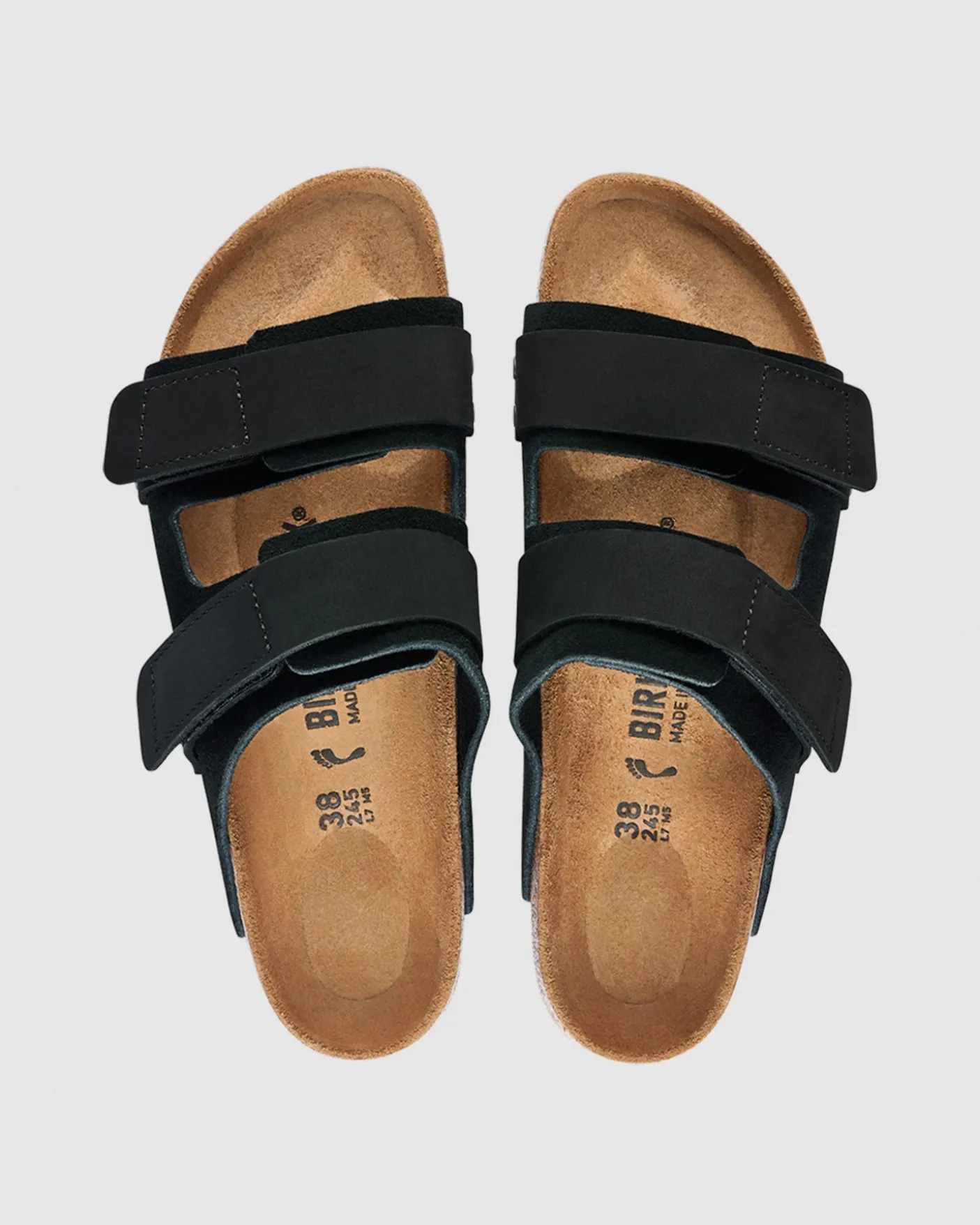 Uji Black Suede Leather