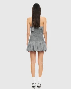 Un Tutu Mini Dress Onyx Gingham