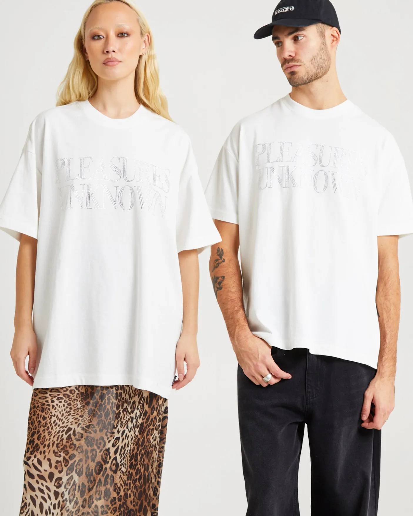 Unknown Diamonte Boyfriend T-Shirt
