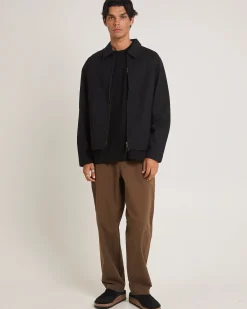 Unlined Canvas Zip Jacket