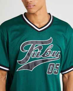 Varsity Mesh T-Shirt Dark Green