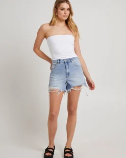 Venice Denim Shorts Cindy Rip
