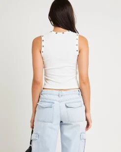 Vera Eyelet Tank Top