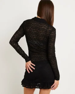 Verity Lace Zip Shirt