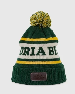 Victoria Bitter Leather Patch Leroy Beanie