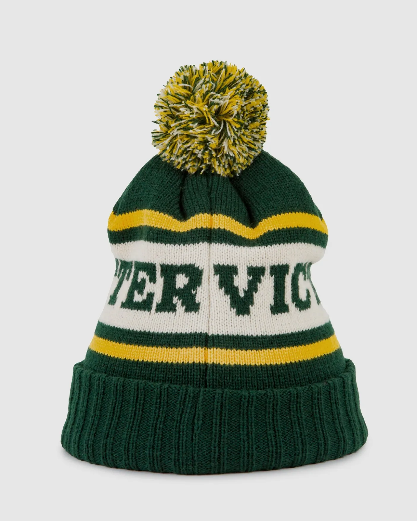 Victoria Bitter Leather Patch Leroy Beanie