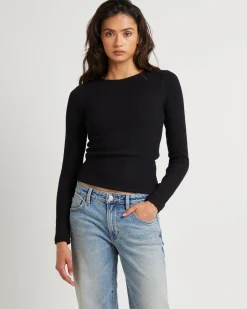 Vivi Long Sleeve Top Black