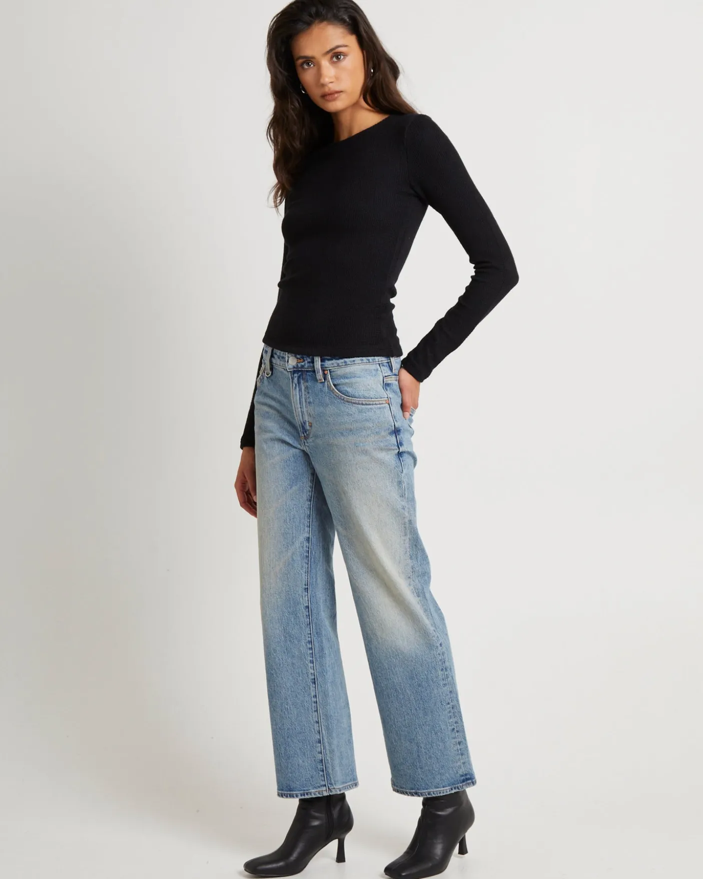 Vivi Long Sleeve Top Black