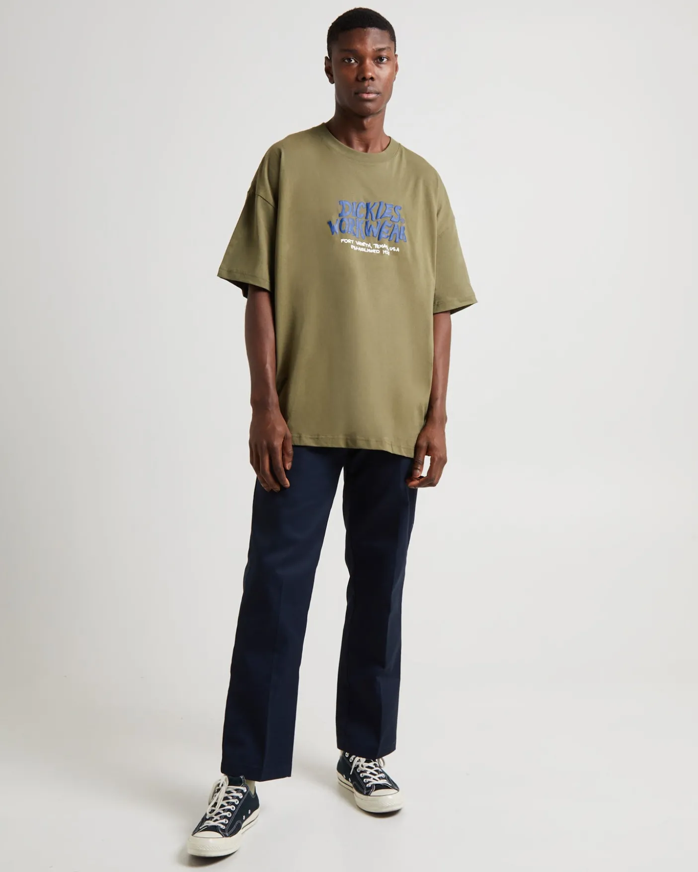 Work 330 Short Sleeve T-Shirt Dark Khaki