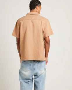 Workgear Denim Shirt in Almond