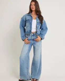 Wren High & Wide Denim Jeans