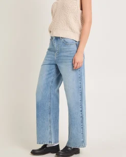 Wren High & Wide Denim Jeans Petite