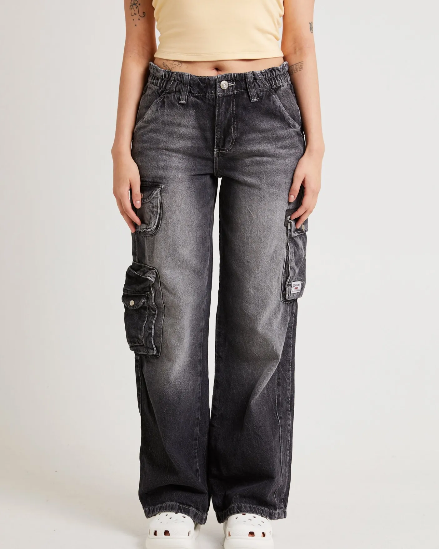 Y2K Low Rise Cargo Jeans