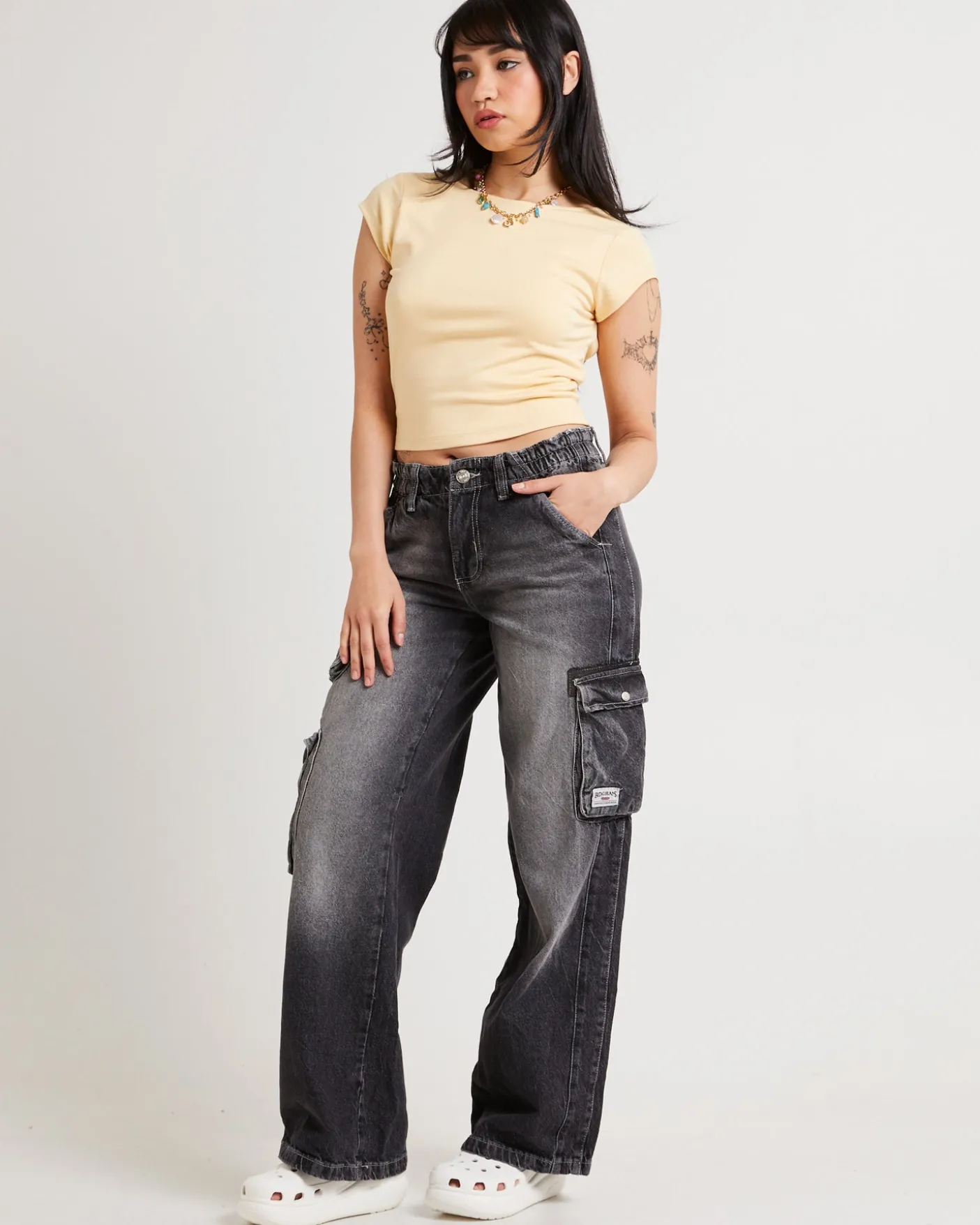 Y2K Low Rise Cargo Jeans