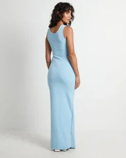 Zariah Maxi Dress in Blue
