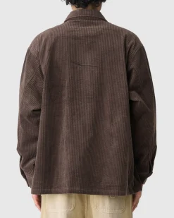 Zip Thru Long Sleeve Cord Shirt